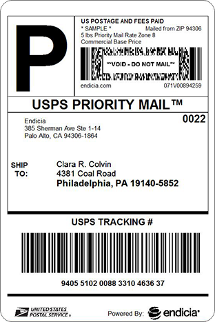 label usps mail barcode priority impb shipping endicia code address requirements faq data submission compliance specifically zip intelligent landing also